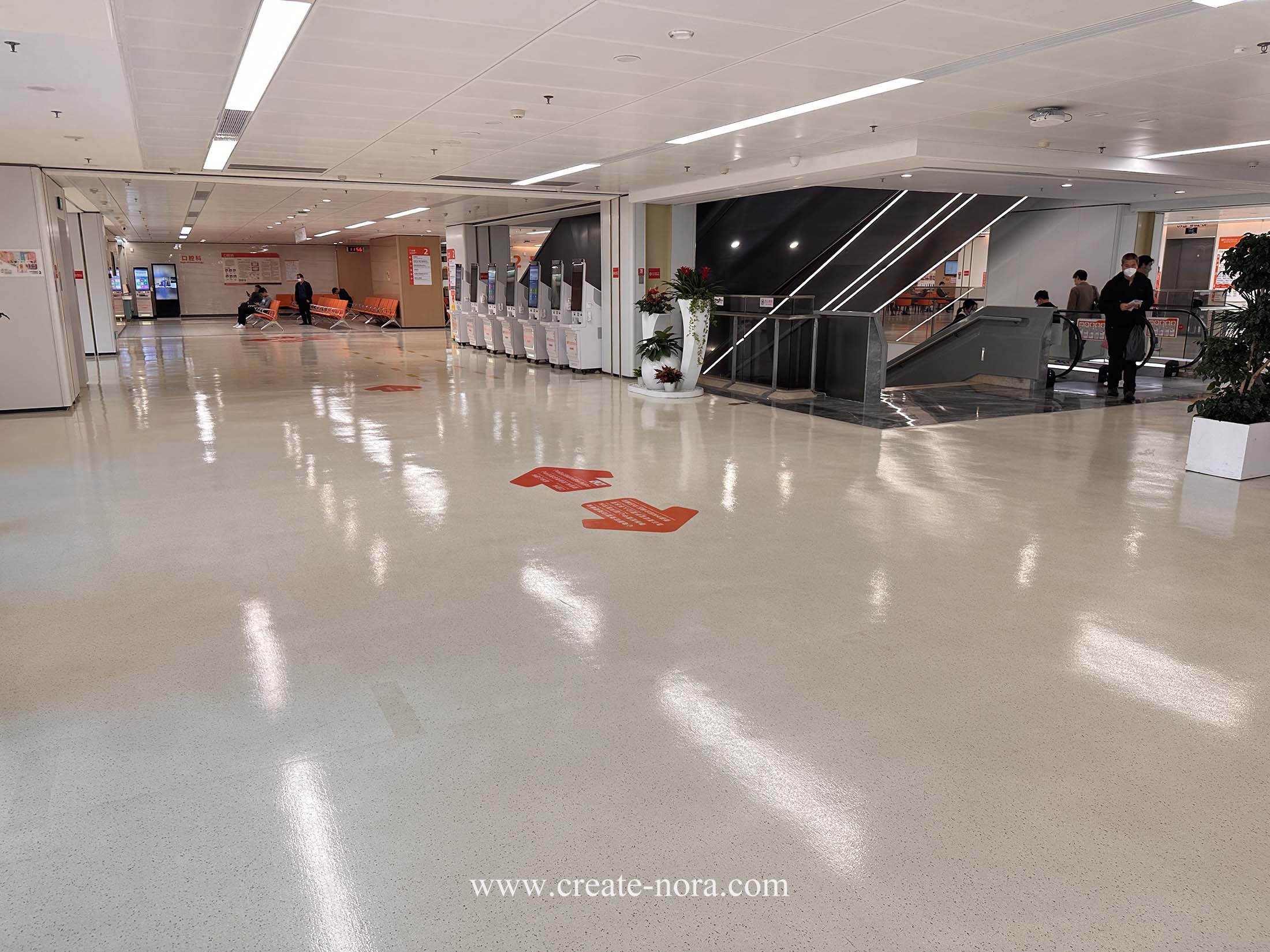 the photo of nora rubber flooring in The First Affiliated Hospital of Guangzhou Medical University(National Respiratory Medical Center) 5